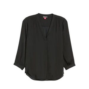Vince camuto rumple fabric blouse